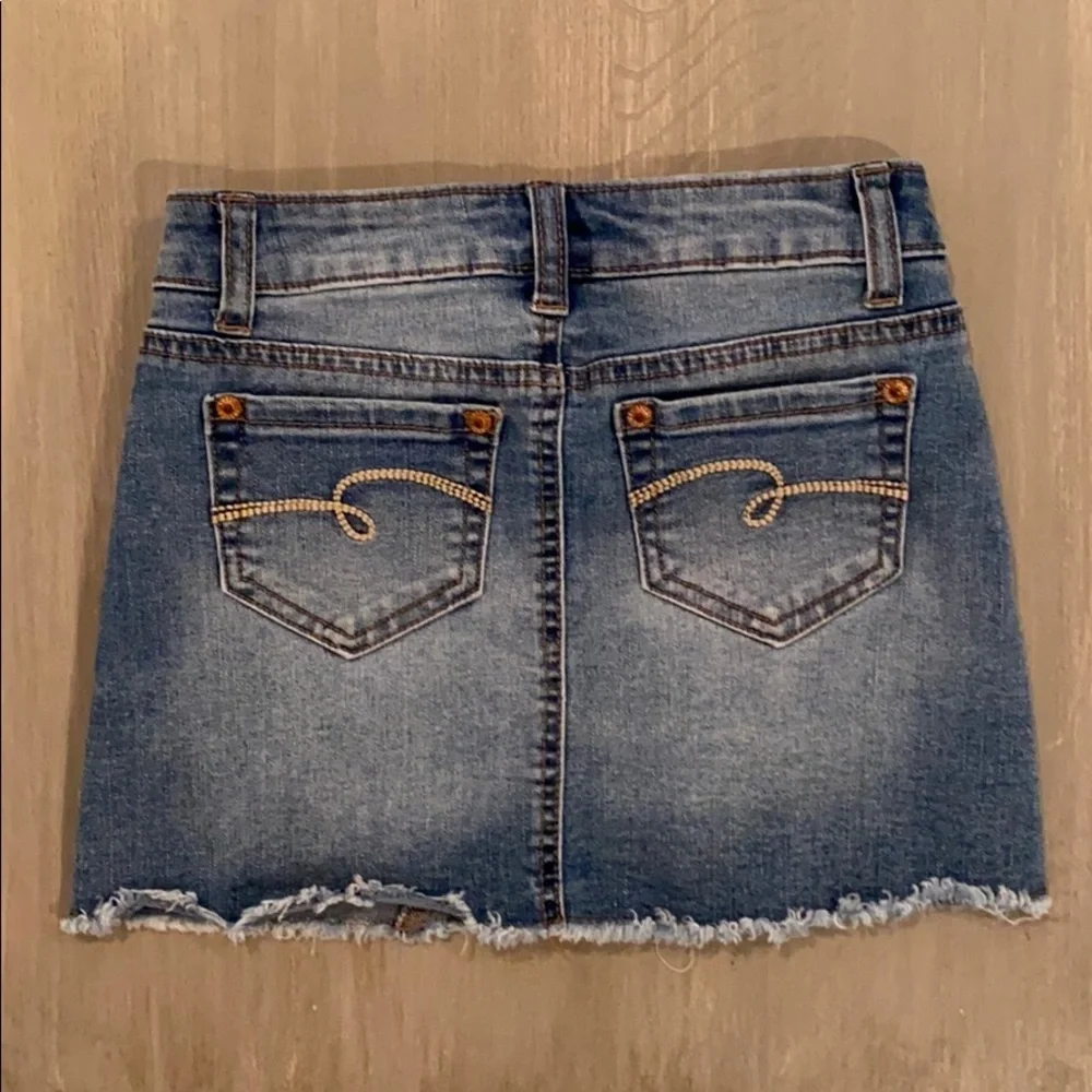 Justice Denim Skirt with Built-in Short Size 7